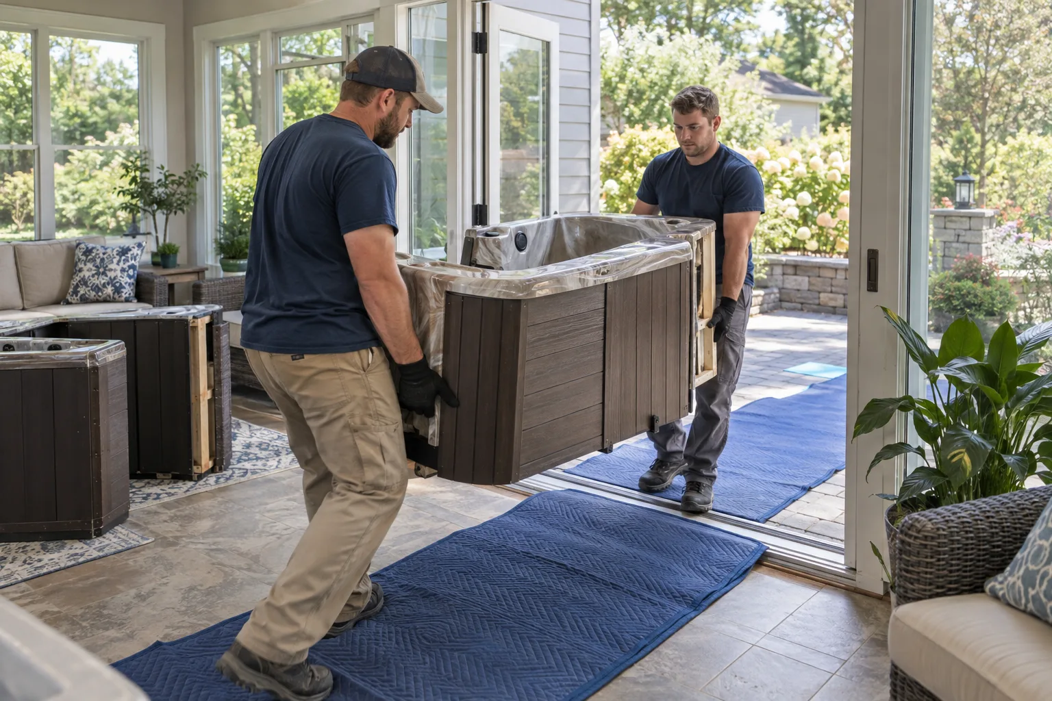Indoor & Tight-Access Removal service scene